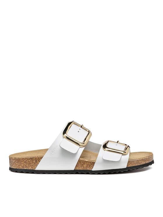 Geox Şlapi D Brionia R D45Y3B 00085 C1000 Alb