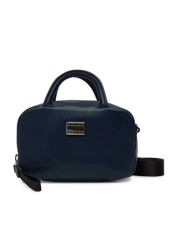 Geantă Tommy Jeans Tjw American Cool Trunk AW0AW17294 Bleumarin