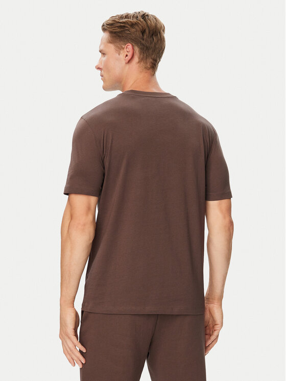 HUGO HUGO Marškinėliai Dero222 50466158 Ruda Regular Fit