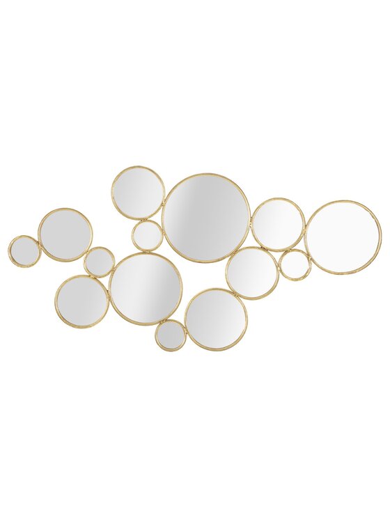 MIAhome MIAhome Lustro multi złote Mirrors 100 cm Złoty
