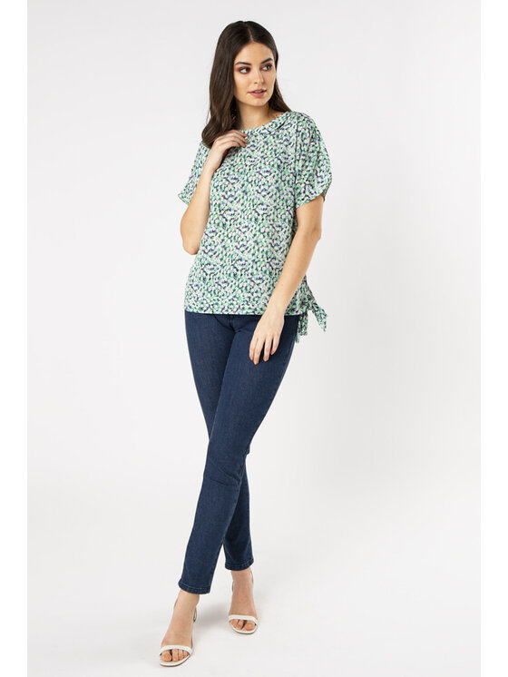 QUIOSQUE QUIOSQUE Halenka FRYNDZEL SHIRT Zelená Regular Fit