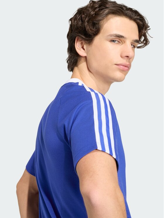 adidas adidas Koszulka techniczna 162135 Niebieski jasny Slim Fit