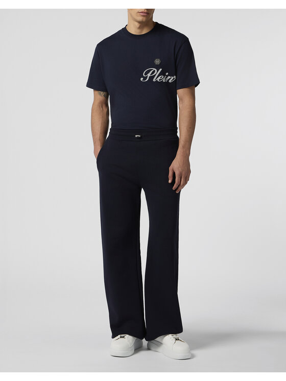 PHILIPP PLEIN PHILIPP PLEIN Spodnie dresowe 29835 Granatowy Jogger Fit