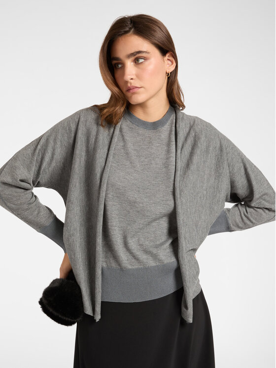 Elena Mirò Elena Mirò Maglione M516Z000657N023 Grigio Regular Fit