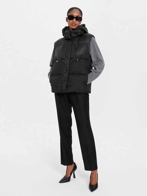 BOSS Boss Vesta Pollimo 50518344 Černá Relaxed Fit