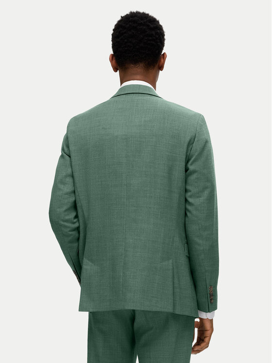 Selected Homme Selected Homme Marynarka 16087870 Zielony Slim Fit