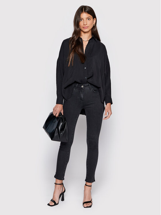 Patrizia Pepe Patrizia Pepe Jeans hlače CP0509/D1HIN-K428 Črna Slim Fit