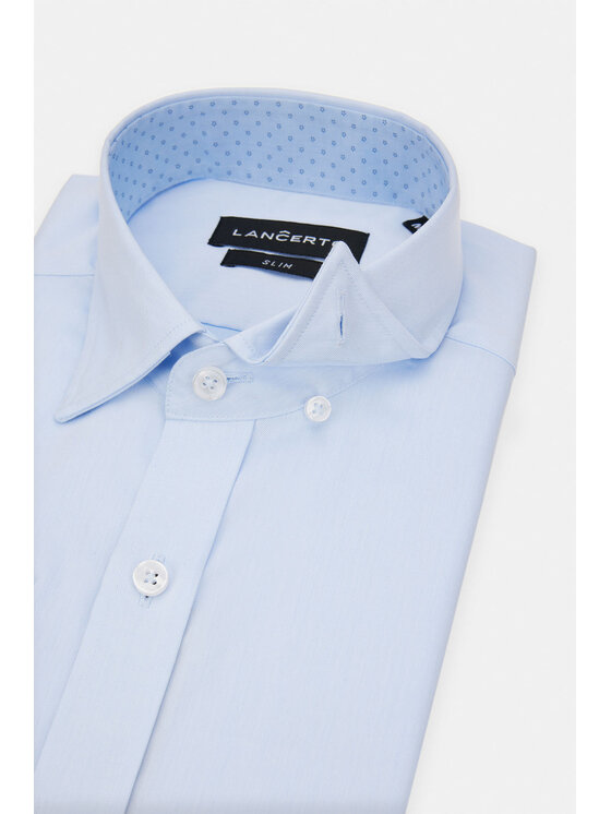 Lancerto Lancerto Koszula Flavia KO073123000043 Błękitny Slim Fit