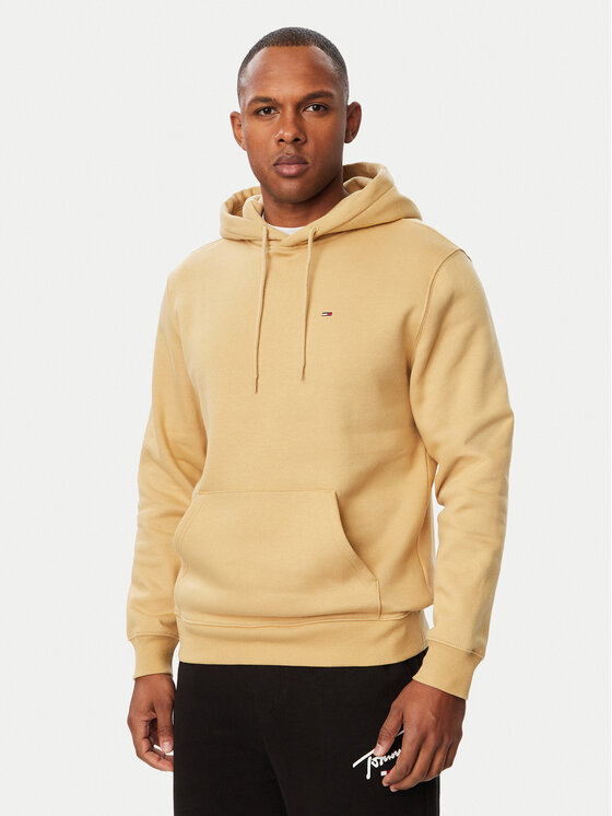 Tommy Jeans Tommy Jeans Džemperis DM0DM20742 Tamsiai smėlinė Regular Fit