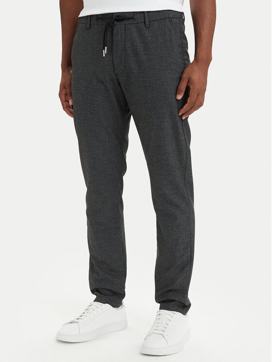 JOOP! Jeans Pantaloni din material Jjf-81Maxton3-W 30104830 Gri închis Slim Fit