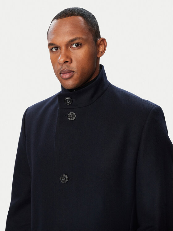 HUGO HUGO Вовняне пальто 50569223 Cиній Regular Fit