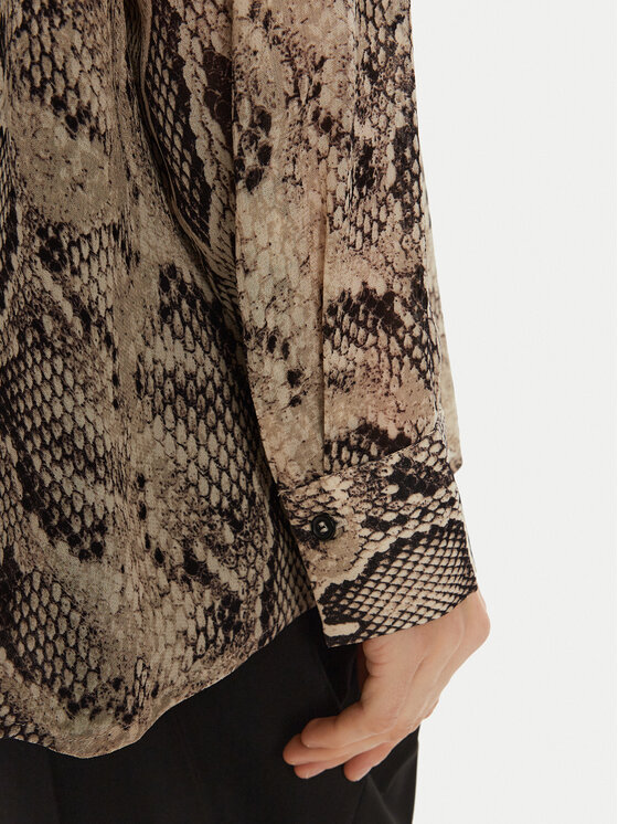 Sisley Sisley Πουκάμισο 5YBMLQ07F Μπεζ Regular Fit