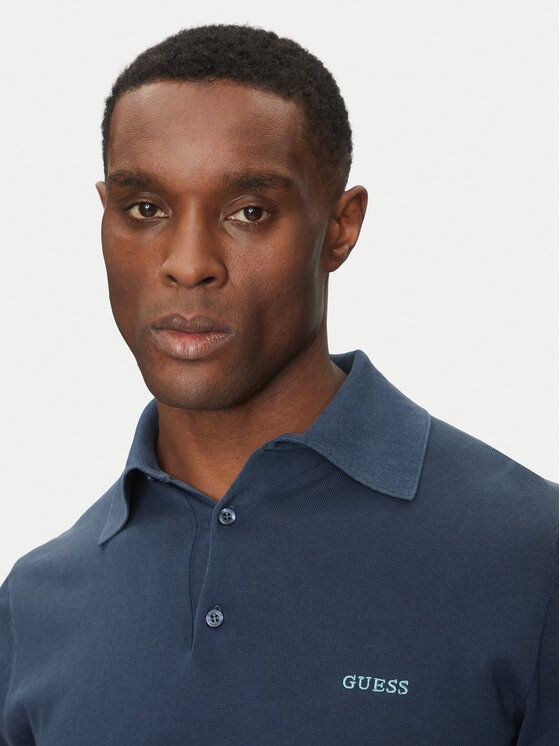 Guess Guess Polo M4GR07 Z3DN1 Σκούρο μπλε Regular Fit