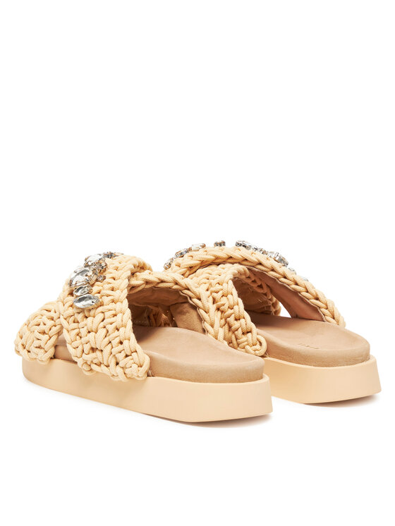 Inuikii Inuikii Παντόφλες Woven Stones 70104-106 Μπεζ