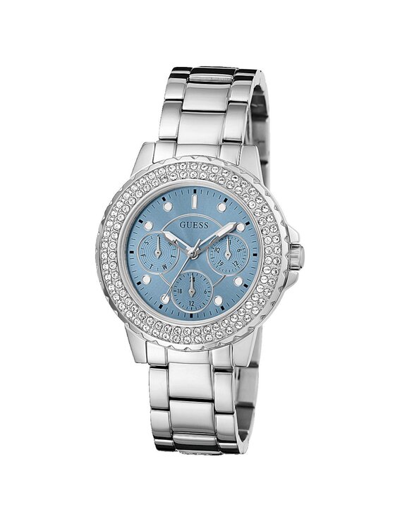 Guess Guess Zegarek GW0410L1 Srebrny