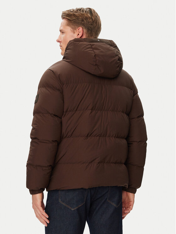 Tommy Hilfiger Tommy Hilfiger Μπουφάν πουπουλένιο MW0MW45303 Σκούρο καφέ Regular Fit