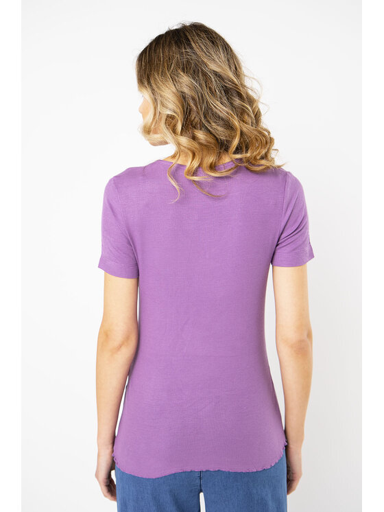 QUIOSQUE QUIOSQUE Halenka 22-TD-BS10 Fialová Regular Fit