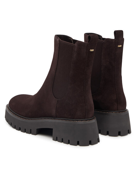 MICHAEL Michael Kors MICHAEL Michael Kors Μποτάκια με λάστιχο Asher 40F5ASFE5S Σκούρο καφέ