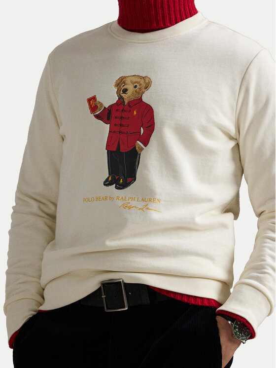 Polo Ralph Lauren Polo Ralph Lauren Džemperis 710961598001 Écru Regular Fit