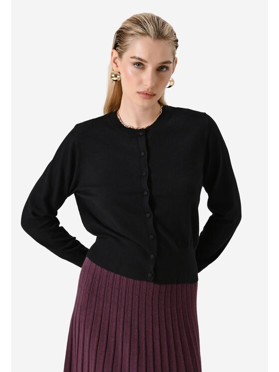 Rinascimento Rinascimento Cardigan Cardigan donna Nero Regular Fit