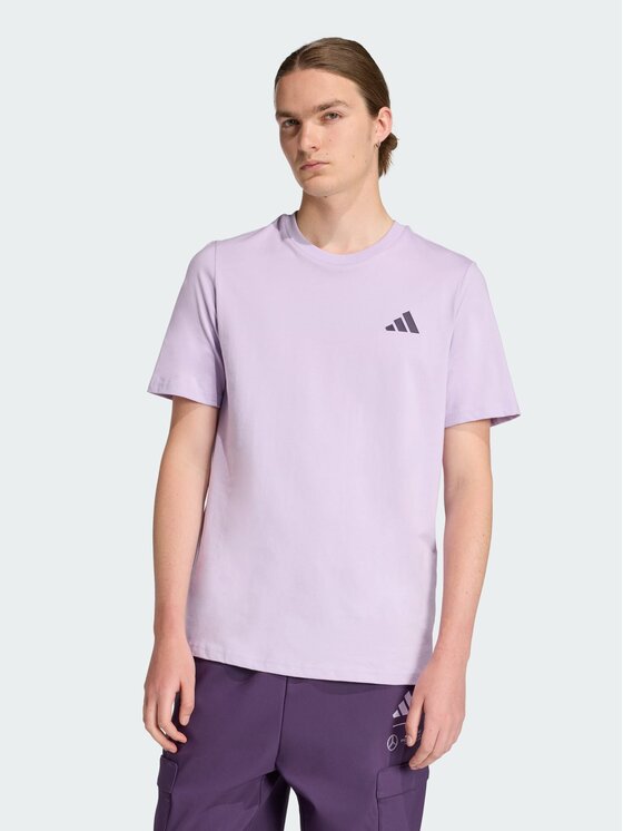 adidas adidas T-Shirt 146219 Fioletowy Regular Fit