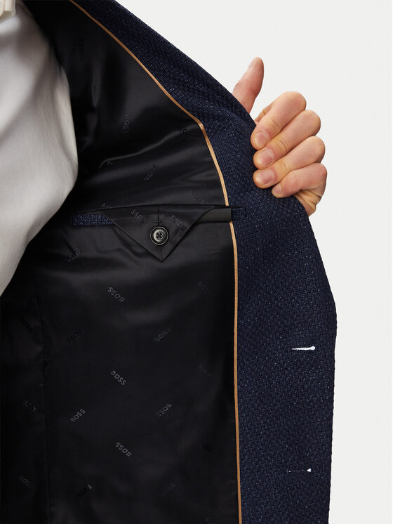 BOSS BOSS Zakó H-Hutson-2PP-263 50567488 Sötétkék Slim Fit