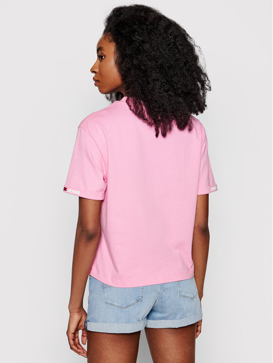Tommy Jeans Marškinėliai Crop Branded 