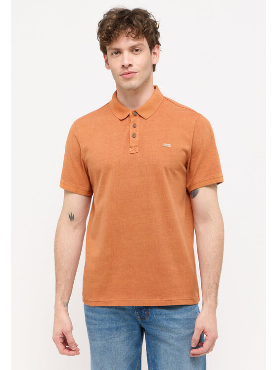 Mustang Mustang T-shirt PALCO Arancione Regular Fit