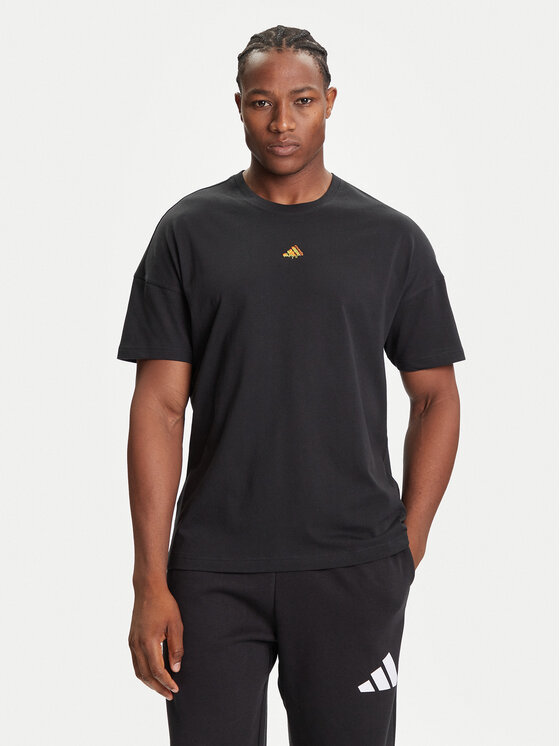 adidas adidas Majica Fortnite Graphic JV7964 Črna Loose Fit