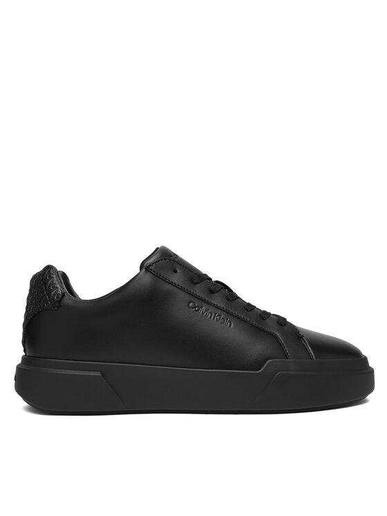 Calvin Klein Sneakers Chunky Cupsole Laceup Lth Bt Aop HM0HM02070 Negru