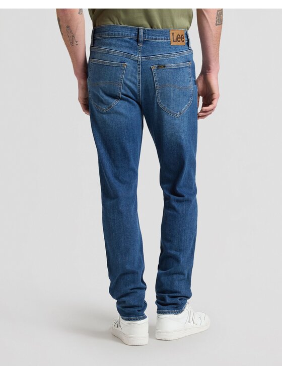Lee Lee Jeansy LUKE Niebieski Slim Fit