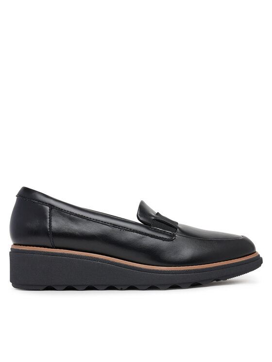 Clarks Clarks Polobotky Sharon Pace 26184342 Černá