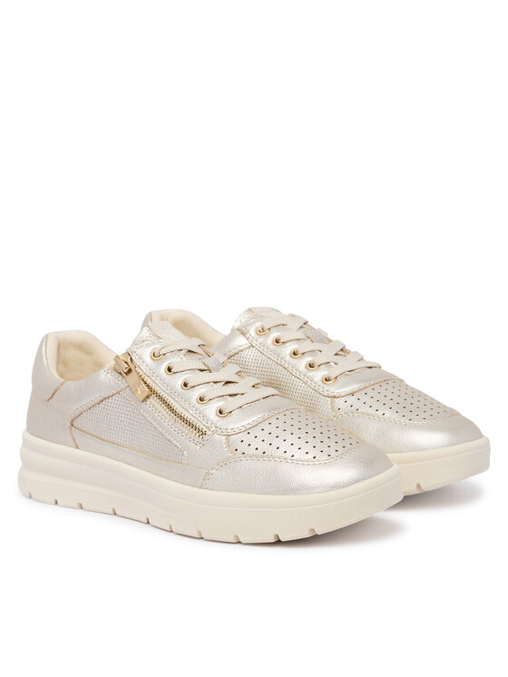Caprice Caprice Sneakersy 9-23704-46 Zlatá