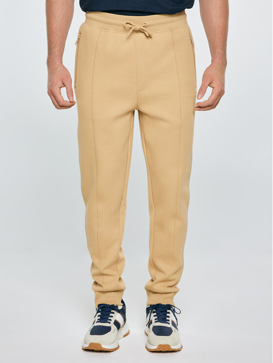 BIG STAR BIG STAR Spodnie dresowe WLADORP Beżowy Basic Fit