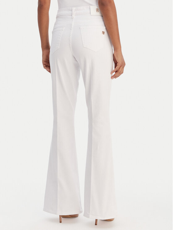 Fracomina Fracomina Дънки FP26SVA012W61501 Бял Bootcut Fit