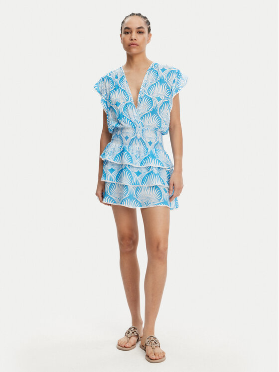 Melissa Odabash Melissa Odabash Sommerkleid Jess Blau Regular Fit