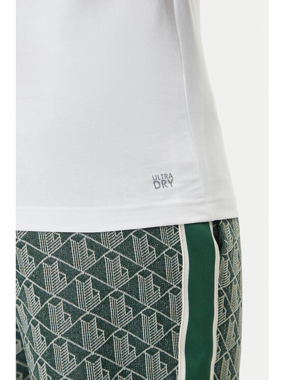 Lacoste Lacoste Majica TH7712 Bela Regular Fit