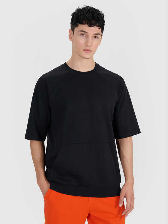 4F 4F Bluza BASKET Czarny Regular Fit