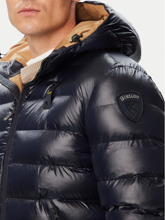 Blauer Blauer Žieminė striukė Adams 26WBLUC02054 Tamsiai mėlyna Regular Fit
