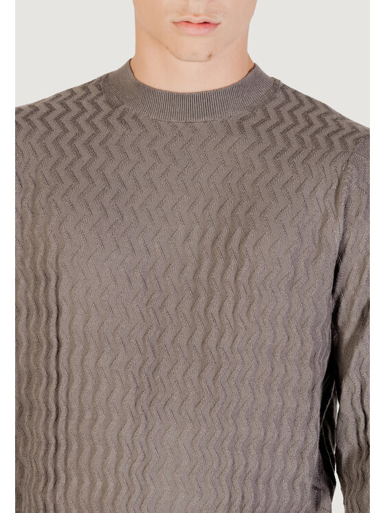 Armani Exchange Armani Exchange Maglione PULLOVER Marrone Over Fit