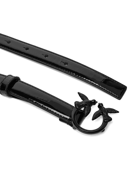 PINKO Pinko Ženski pas Love Berry H2 Belt PE 24 PLT01 100143 A1JD Črna