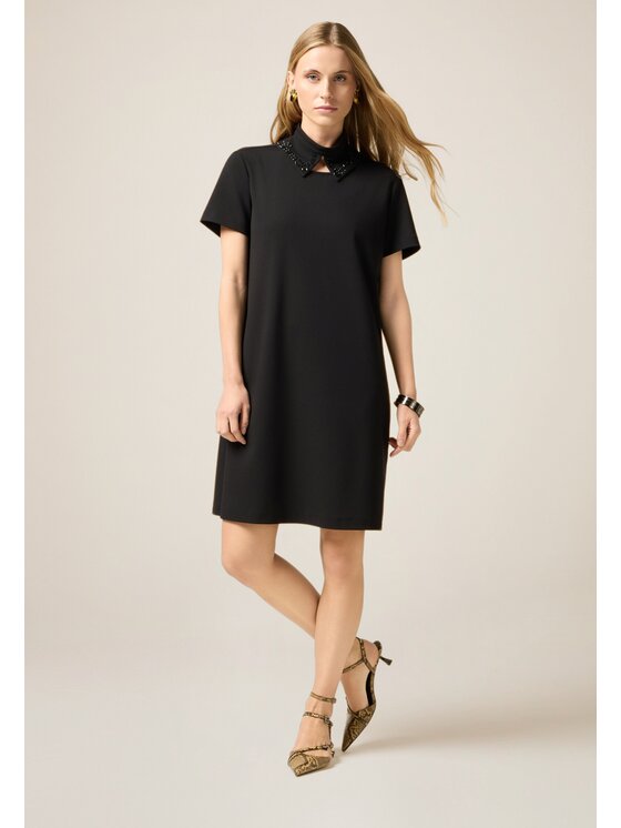 Oltre Oltre Vestito da giorno 7020R004974N033 Nero A-Line Fit