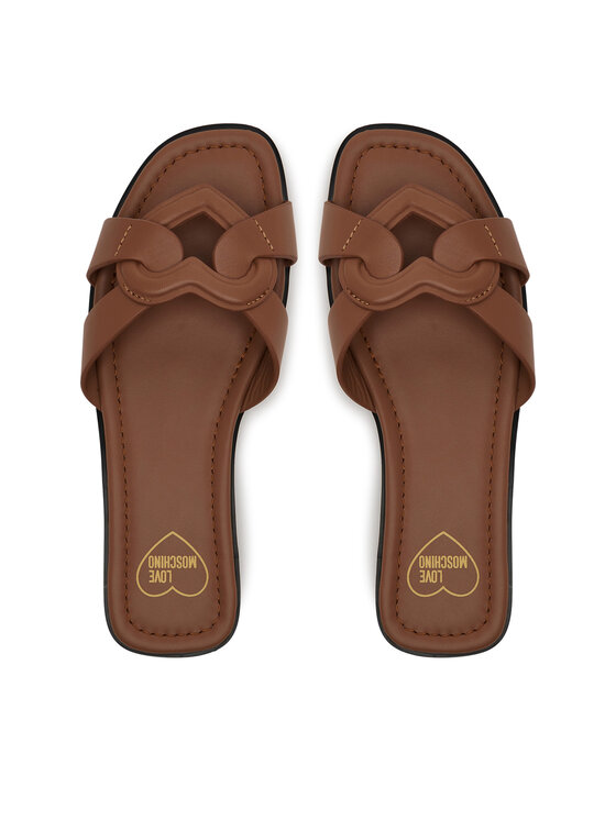 LOVE MOSCHINO LOVE MOSCHINO Šlepetės JA28092G1MIA0201 Ruda