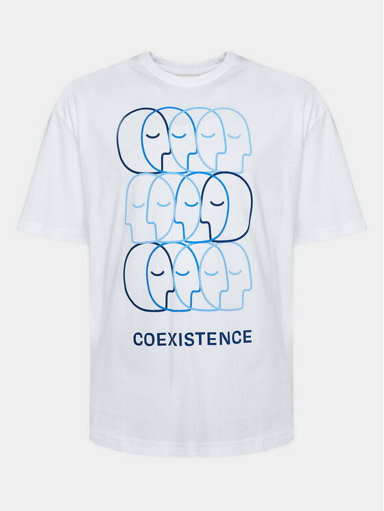 Outhorn Outhorn T-Shirt OTHAW23TTSHM0862 Weiß Regular Fit