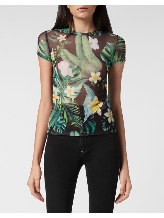 PHILIPP PLEIN PHILIPP PLEIN T-shirt 3201 Verde Regular Fit