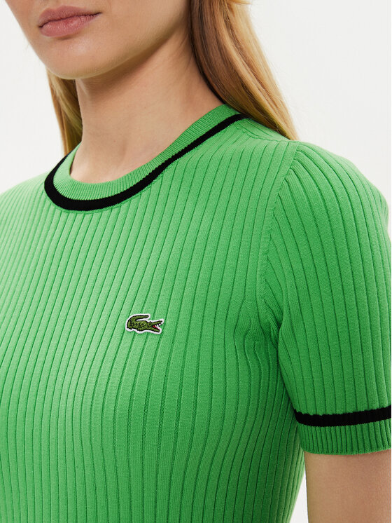 Lacoste Lacoste Džemper AF6946 Zelena Slim Fit