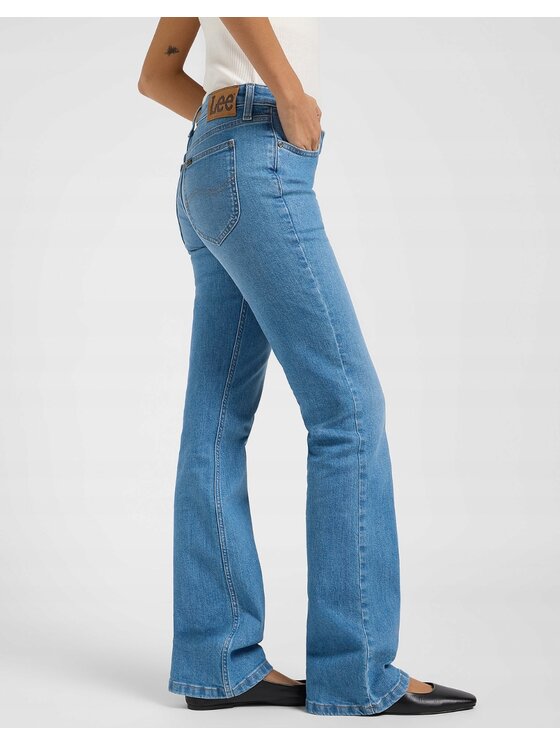 Lee Lee Jeansy Jessica Niebieski Bootcut Fit