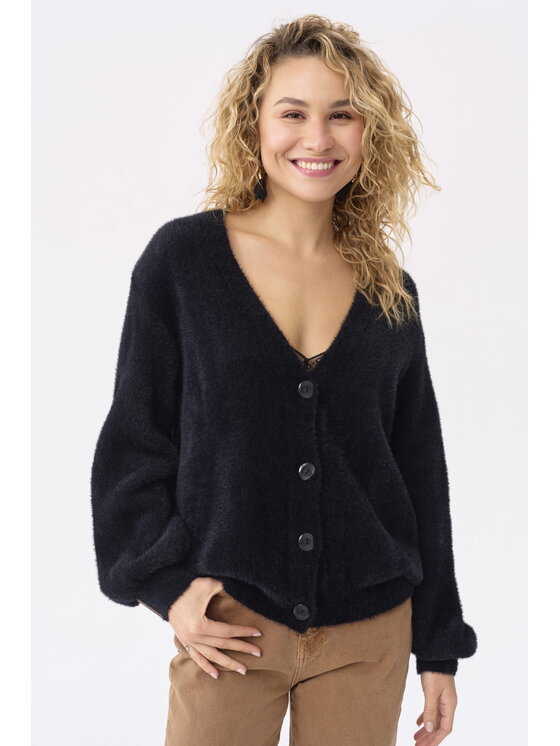 HOTOUCH Maglione Donna A Costine Largo - Girocollo Maniche Lunghe In Maglia Mista - Autunno Inverno (Taglie S-XXL, Vari Colori)