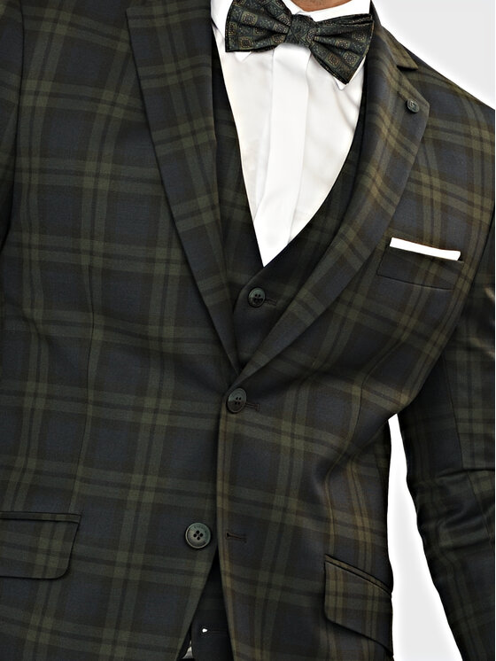 Evenemen Evenemen Marynarka ROBIN Granatowy Slim Fit