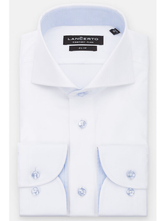 Lancerto Lancerto Koszula Ingrid 6 KO073122000006 Biały Slim Fit